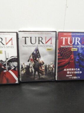 Turn Washington's Spies: Complete Season 1 2 3 DVD Sets First Second Third 1-3**